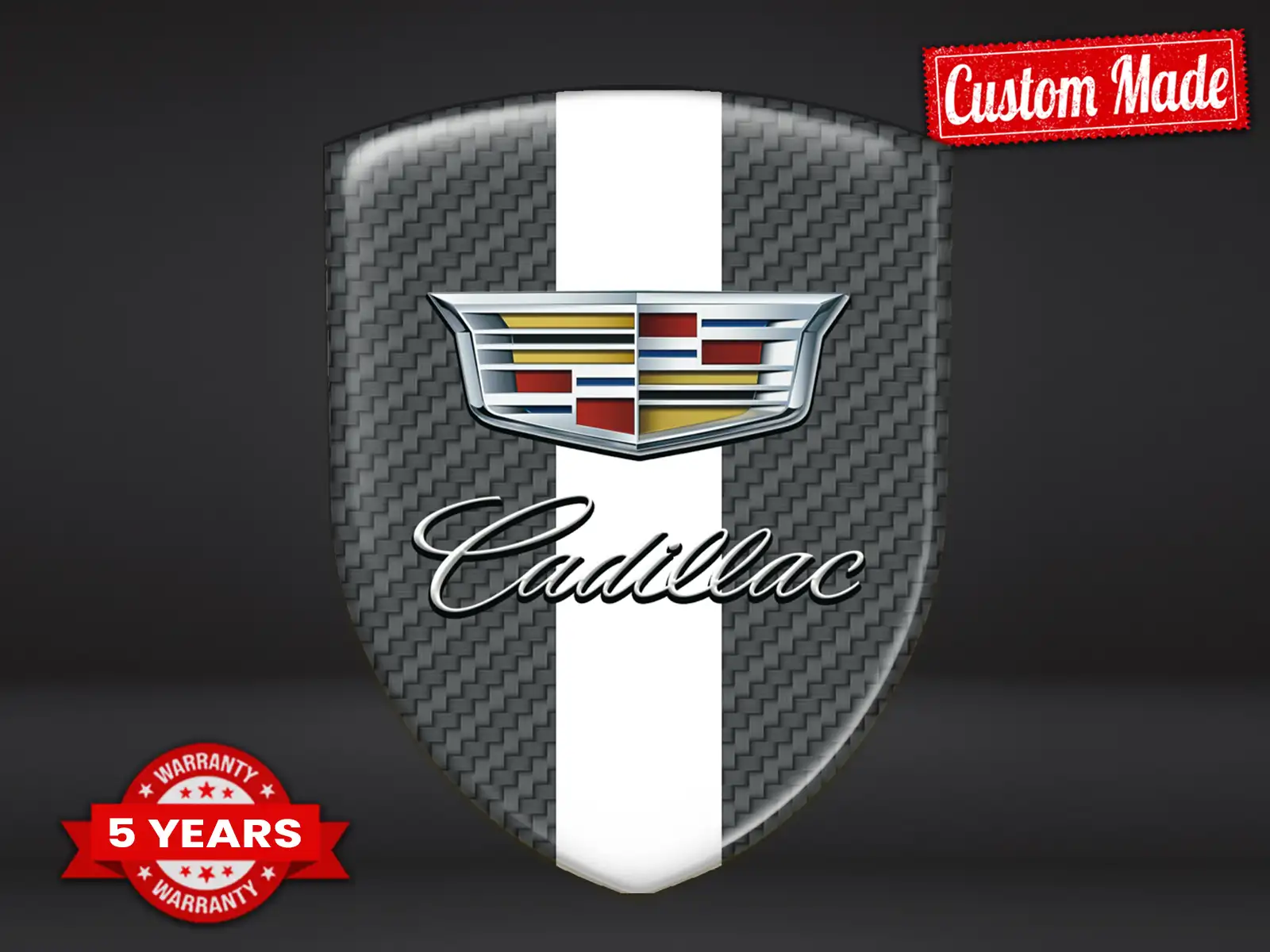 Cadillac Fensteraufkleber Robust Hochwertig Fahrzeug